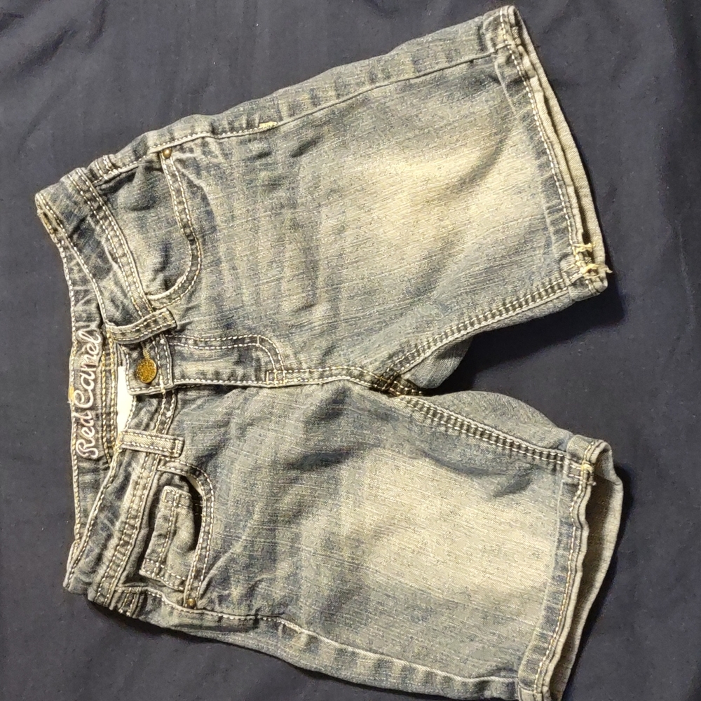 Red Camel Shorts girl's 10 cuffed hem